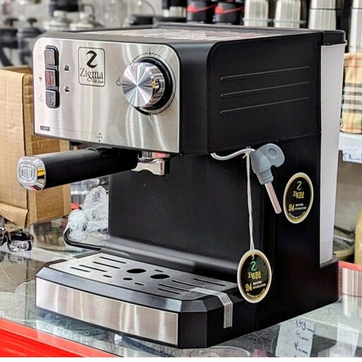 اسپرسوساز زیگما 20 بار بدنه استیل مدل KJ60B  اسپرسو ساز قهوه ساز زیگما اصلی