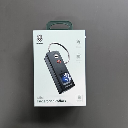 قفل اثر انگشتی گرین لیون Green lion GNFPPDLK mini fingerprint padlock