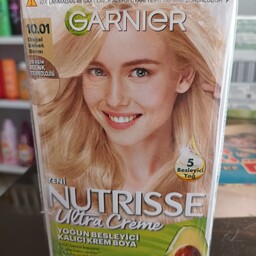 کیت رنگ موی گارنیر NUTRISSE شماره 10.01 رنگ بلوند عروسکی