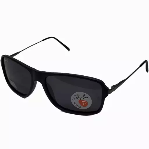 عینک ray ban مشکی پلاریزه uv400 