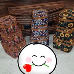 کیف سه تیکه باکس لباس