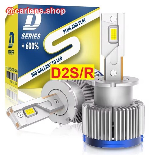 هدلایت ال ای دی پایه D2S-R سری D برند XENPLUS جایگزین لامپ های زنون فابریک خودروهای وارداتی