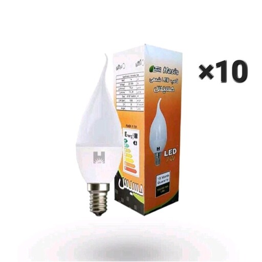 لامپ لوستری اشکی حسیس گارانتی دار کیفیت عالی(بسته 10 تایی) به قیمت کارخانه 