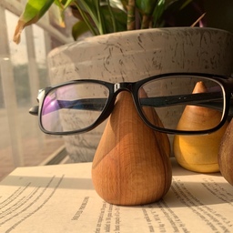 جا عینکی چوبی استند عینک نگهدارنده عینک چوبی راش طبیعی 