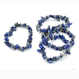 دستبند سنگ لاجورد نامنظم  lapis lazuli