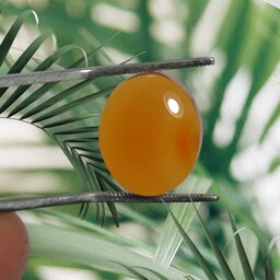 عقیق پرتقالی طبیعی یمن کد AGY10020