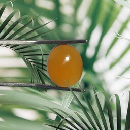 عقیق پرتقالی طبیعی یمن کد AGY10078