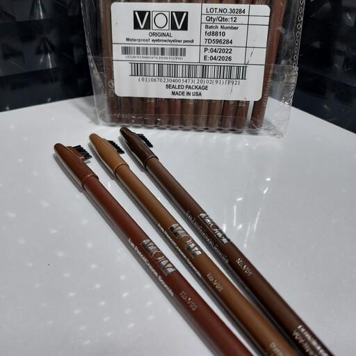 مداد ابرو فرچه دار VOV کیفیت عالی