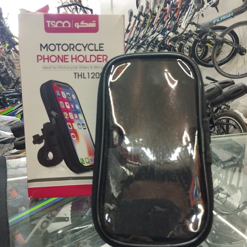هولدر موبایل و گوشی تسکو مدل THL 1209 مناسب دوچرخه و موترو