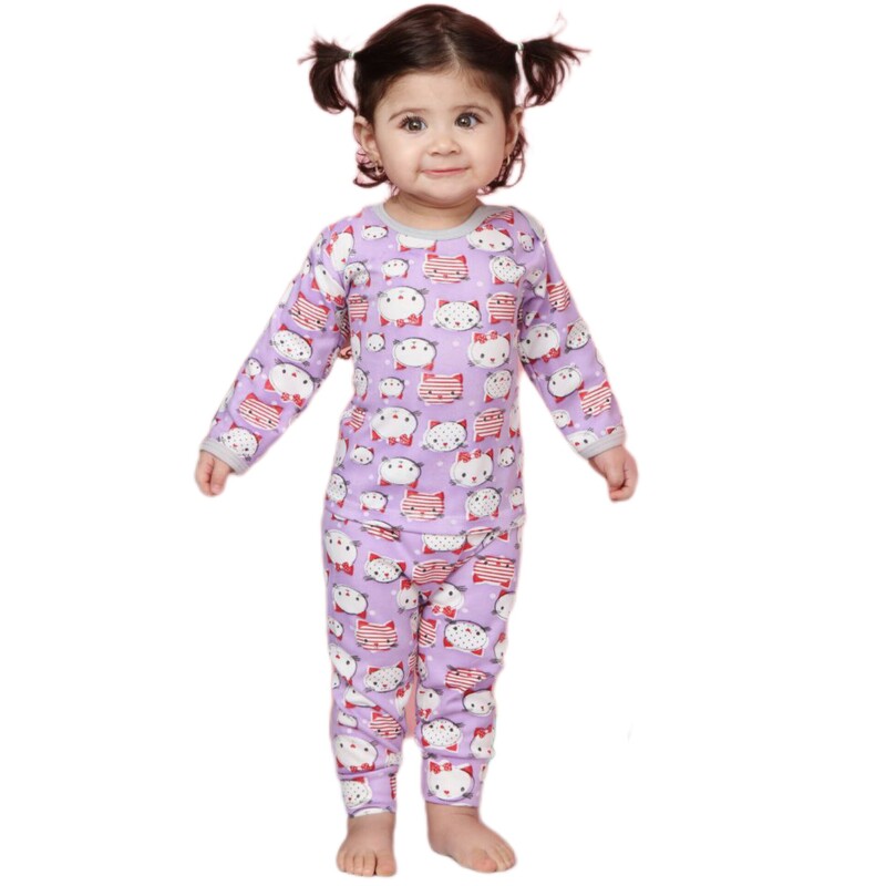 لباس نوزادی دخترانه بلوز و شلوار نوزادی دخترانه سایز یک دو سه سیسمونی نوزاد رنگ بنفش بدوتولد تا یکسال 