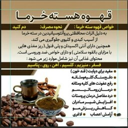 قهوه خرما 5ستاره فدک - 3کیلو   - قهوه هسته خرما