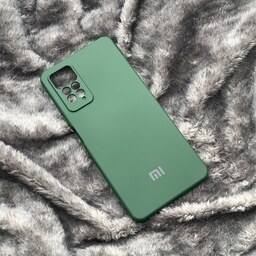 قاب گوشی Redmi Note 11 Pro 4G - 5G - Redmi Note 11E شیائومی سیلیکونی های کپی محافظ لنز دار سبز