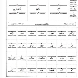 برچسب  ضدآب انواع موادغذایی  جامدومایع