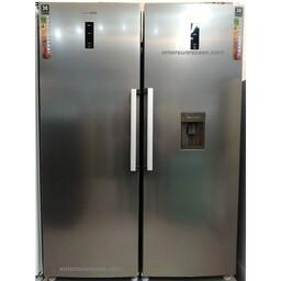 یخچال فریزر دوقلو 20 فوت کندانسور مخفی امرسان مدل  foot twin refrigerator-freezer with hidden-201 نانوپلاس