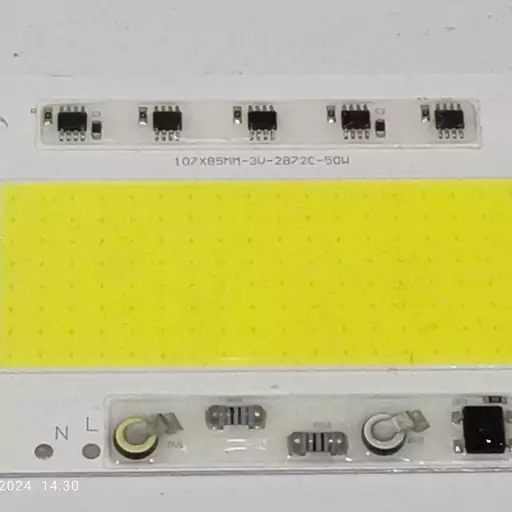  چیپ 50 وات Cob برق مستقیم مستطیل 