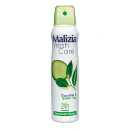 اسپری بدن زنانه مالزیا مدل گرین تی حجم 150 میل  Malizia Green Tea Deodorant Spray 150ml 