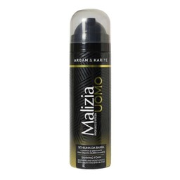 فوم اصلاح مالیزیا آرگان کاریت حجم 300 میل ا Malizia Argan Karite Shaving Foam 300ml 