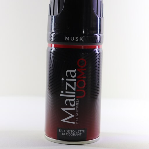 اسپری خوش بو کننده بدن مردانه مدل قرمز150 میلی لیتر مالیزیا ا Malizia Musk Deodorant Spray For Men