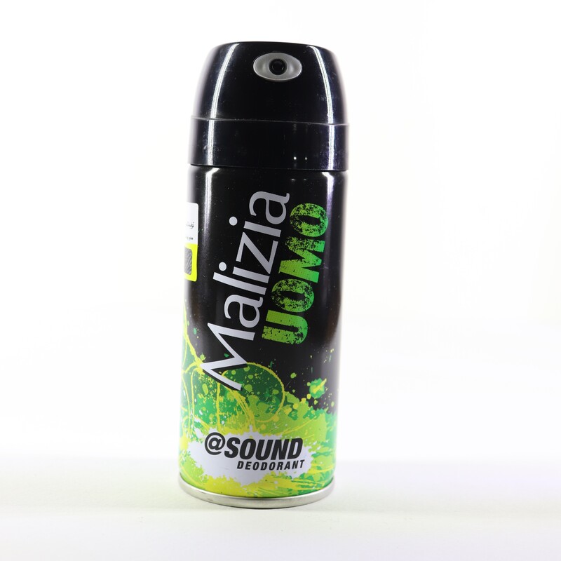 اسپری بدن مردانه مالیزیا مدل ساند(Sound ) حجم 100 میل  Malizia Sound Deodorant Spray For Men 100ml 