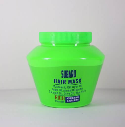 ماسک مو مخصوص موهای آسیب دیده بدون سولفات نیاز به آبکشی 1000میلی لیتر  8 آنزیم  سوبارو 
