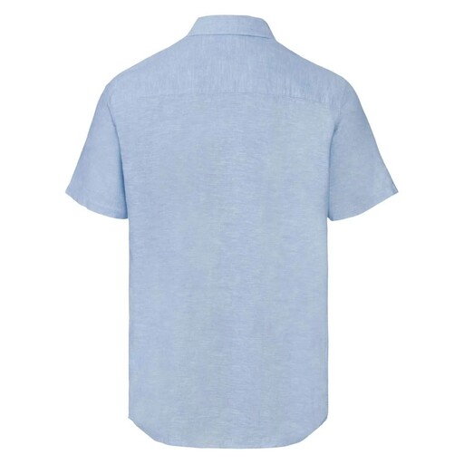 پیراهن لینن مردانه برند آلمانی livergy سایز L اروپایی رنگ آبی پیراهن لینن لیورجی 