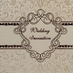 کارت عروسی کد 1143 بسیار شیک و خاص با چاپ رنگی 