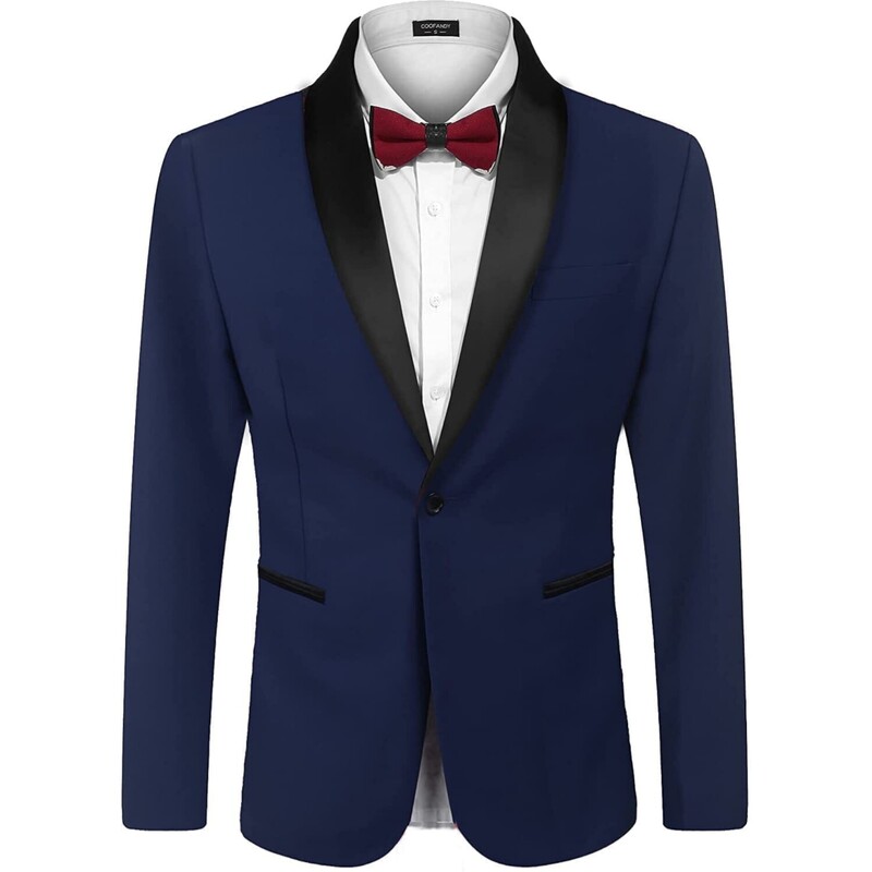 کت تک رسمی مردانه برند Coofandy مدل Tuxedo