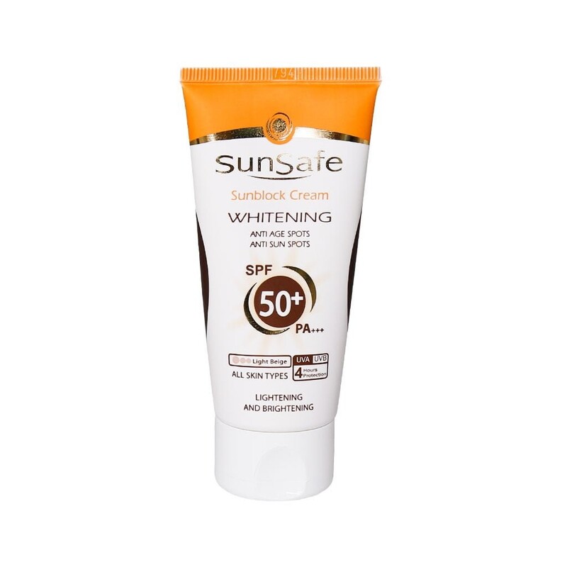 کرم ضد آفتاب روشن کننده پوست SPF 50 سان سیف