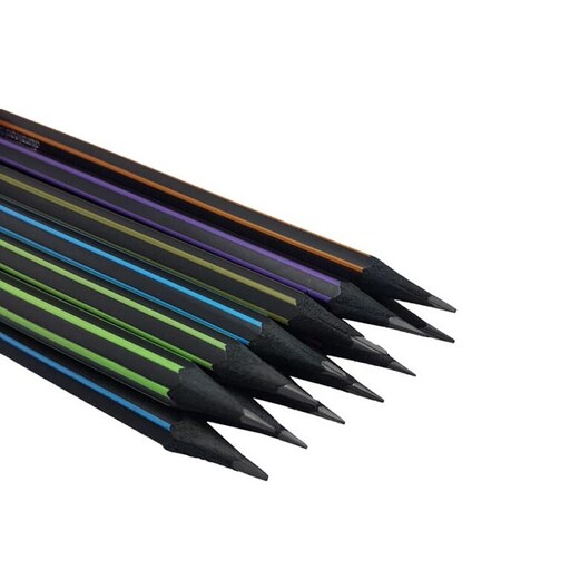 مداد مشکی چوب مشکی پاک کن دار  مارک بسیار محبوب اونر Owner مدل  Duralead Technology بسته دو عددی