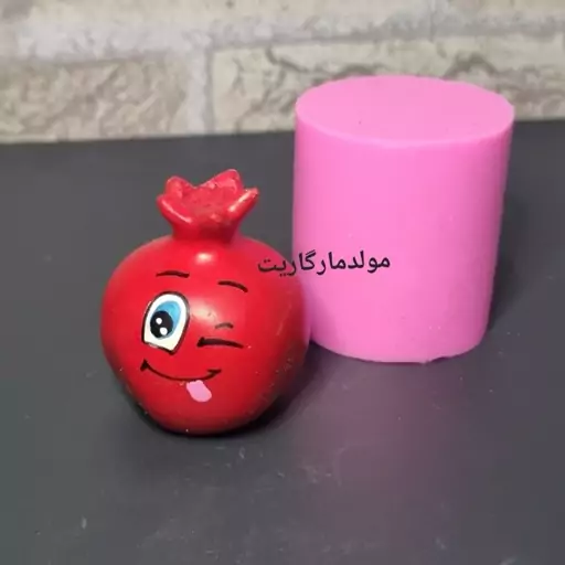 قالب سیلیکونی انار  مخصوص شب یلدا ارتفاع  6 سانت 