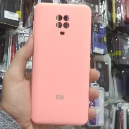 قاب گوشی Redmi Note 9s سیلیکونی دارای محافظ لنز دوربین 