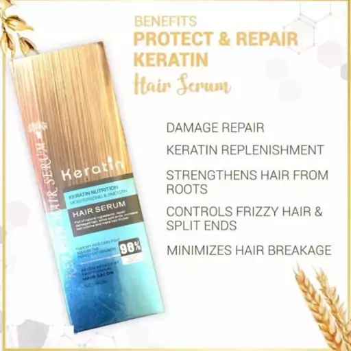 سرم کراتین مو 98 درصد هیر Keratin hair Serum اصل