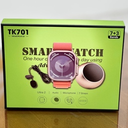 پک ساعت هوشمند اسپیکر میکرفون مدل Smart Watch TK701