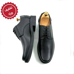 کفش مردانه کلاسیک مدیریتی و اداری چرم  طبیعی کد G222 چرم میخچی
