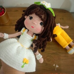 عروسک بافتنی دختر وپسر،اندازه تقریباً 40 سانت ،قیمت مربوط به زوج هست ،یه هدیه زیبا و شیک برای دلبندتون 