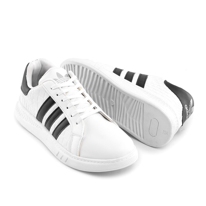 43733  کفش اسپرت Adidas مردانه سفید بندی سایز 41 تا 44