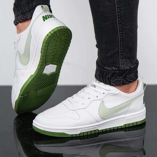 کفش اسپرت سفید سبز مردانه Nike مدل SB Dunk   سایز 41 تا 44 M