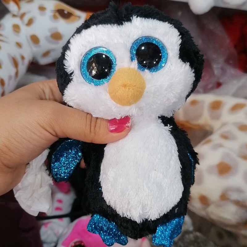 عروسک پنگوئن چشم تیله ای با ارسااال رایگان 