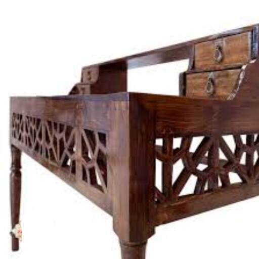میز تحریر سنتی چوبی کشودار تحویل در باربری مقصد 