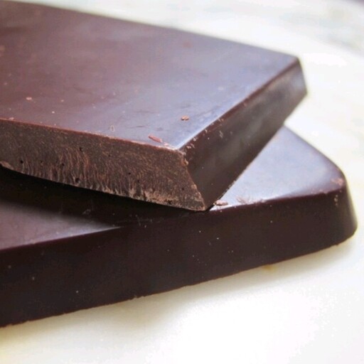 شکلات تلخ تخته ای خانگی 80درصد