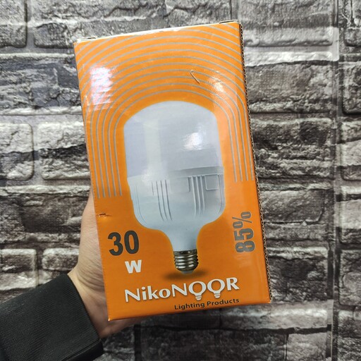 لامپ ال ای دی30وات نیکونور استاندارد ضمانت دار 