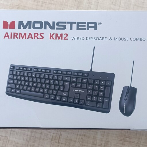 کیبورد و ماوس MONSTER مدل AIRMARS KM2