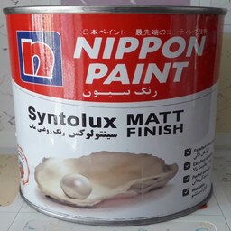 رنگ سفید روغنی مات نیپون گالن پنج کیلویی کد 152 شرکت رنگسازی ایران