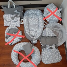 قبل از ثبت سفارش پیام بدید.ست کامل سیسمونی و سرویس خواب نوزاد 7 تکه  (به صورت 3تکه یا تکی هم فروش داریم)
