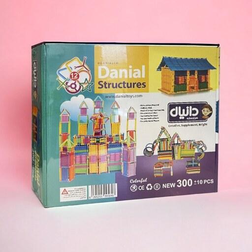 اسباب بازی میله هزار کاره 300 قطعه هزار سازه ساختنی بازی فکری ساختنی لگو ساختنی لگو خانه سازی لگو چیدنی اسباب بازی کودک