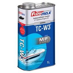 روغن موتور دو زمانه فلومکس TC W3 مخصوص قایق موتوری ،ماشین چمن زنی،اسکوتر و ماشین های مخصوص زمین های گلف