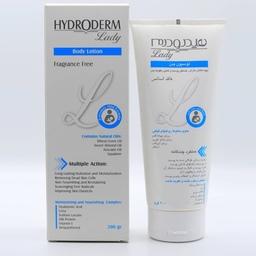 لوسیون بدن 200 میل هیدرودرم فاقد اسانس ضد حساسیت مرطوب کننده و ابرسان پوست لطافت دهنده پوست بادی لوشن 