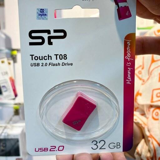 فلش مموری سیلیکون پاور مدل تی 08 با ظرفیت 32 گیگابایت ا Touch T08 USB 2.0 Flash Memory 32GB