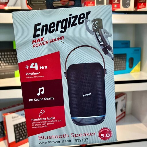 اسپیکر بلوتوثی قابل حمل انرجایزر مدل BTS103 ا Energizer BTS103 Portable Bluetooth Speaker