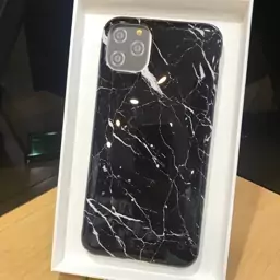 قاب طرح سنگی برند Q.Y رنگ مشکی مناسب آیفون ایکس اس - iphone Xs